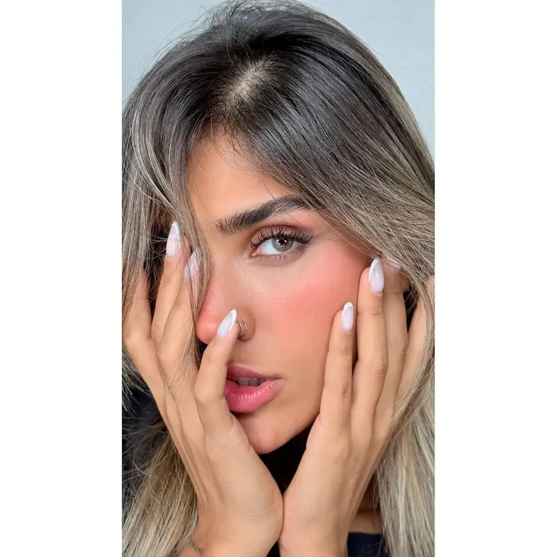 تصویر لنز طوسی عسلی پیور گری یونیک شماره 3