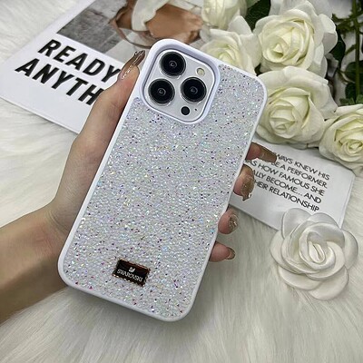 گارد پشت و قاب و کاور اوريجينال موبایل اپل برند سواروفسکی SWAROVSKI iPhone 13 Pro Max 