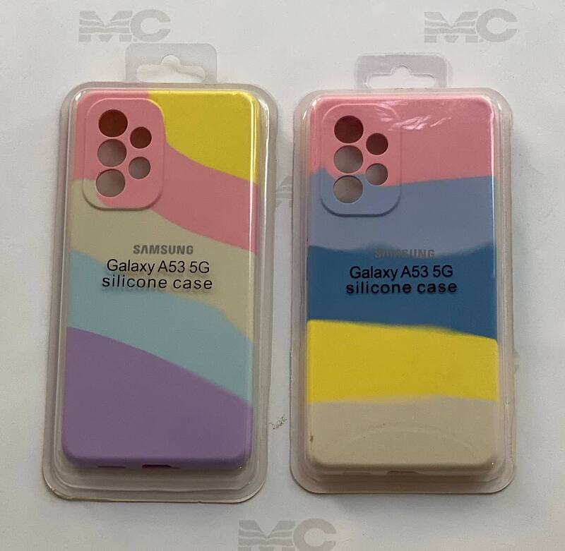 کاور گارد قاب سیلیکونی آبرنگی سامسونگ Silicone Case A53