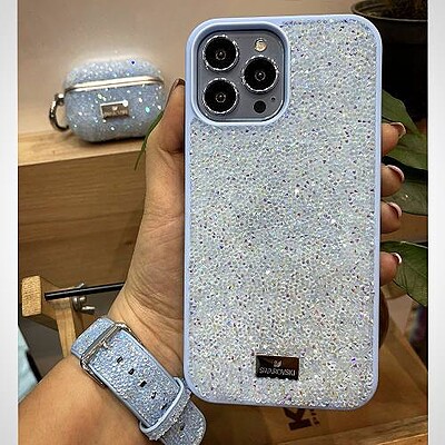 گارد و قاب اپل و کاور گوشی آیفون iPhone 13 Pro سواروسکی Swarovski 