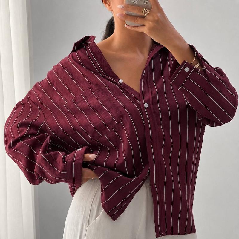 شومیز راه راه sheparis