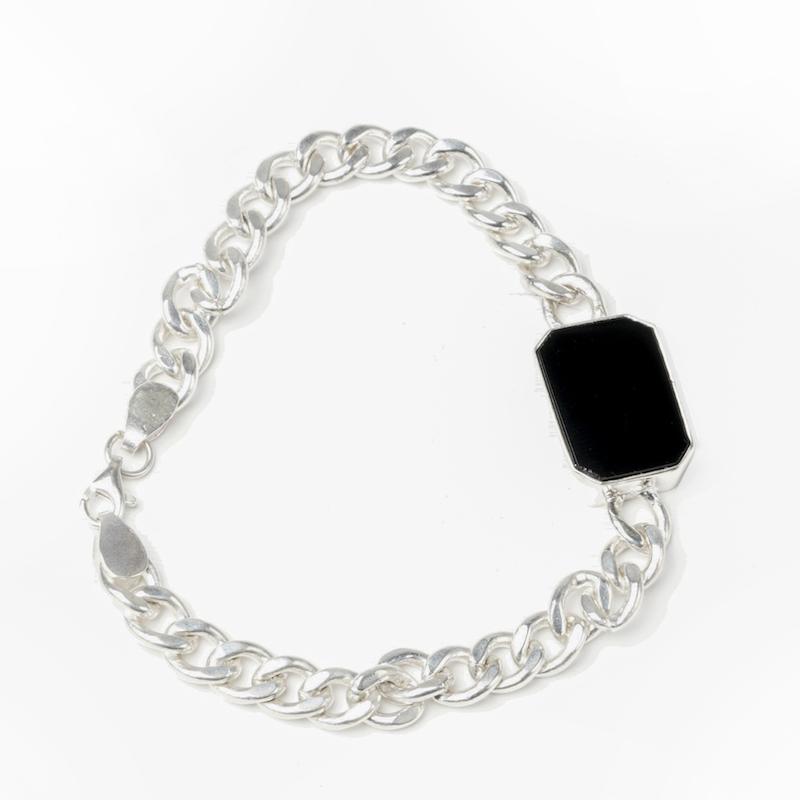 دستبند عقیق مشکی