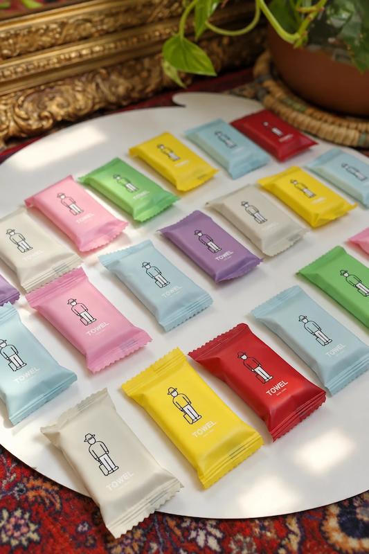 حوله فشرده جیبی مسافرتی مدل TOWEL