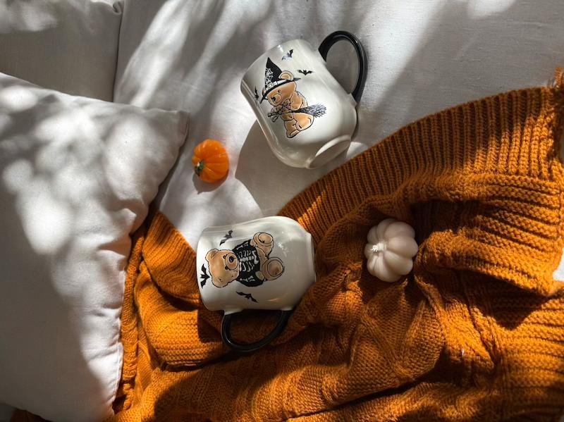 ماگ طرح تدی هالووین