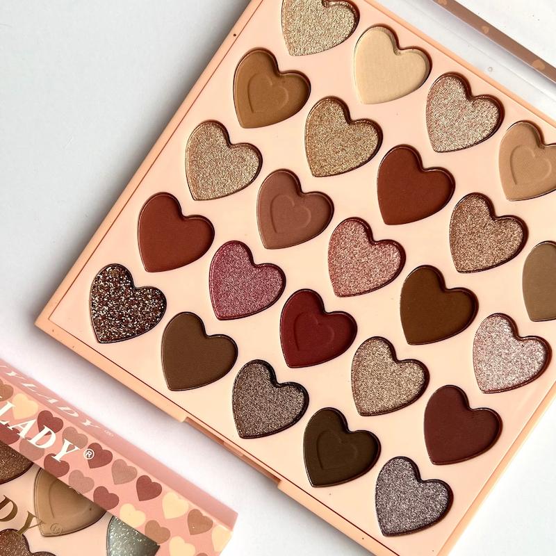 پالت سایه قلبی بزرگ - Anylady