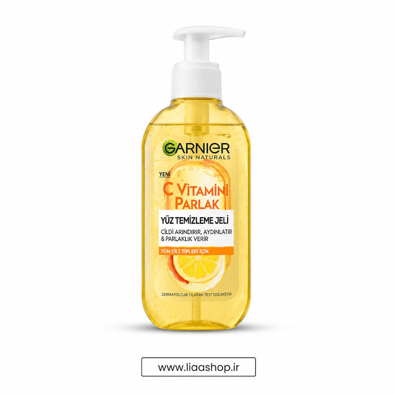 ژل شستشوی صورت گارنیر ویتامین سی Garnier Vitamin C Cleansing Gel