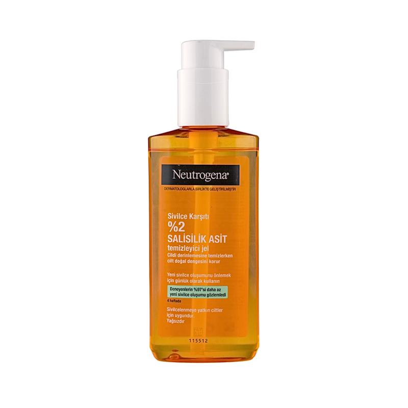 ژل شستشوی صورت نوتروژینا ضد جوش  Neutrogena Sivilce Karşıtı 