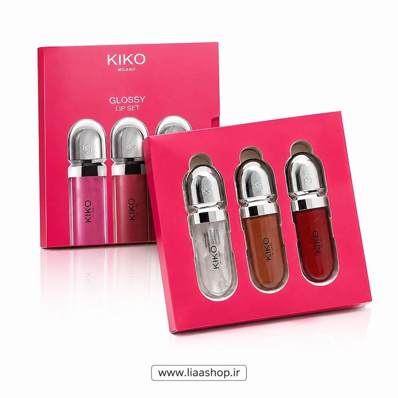پک سه تایی کیکو - پک لیپ گلاس kiko