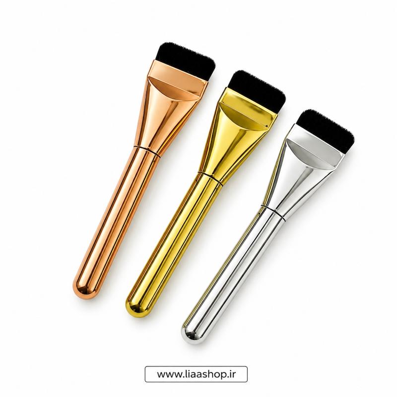 براش تخت کرمپودر - براش ارایشی سرتخت