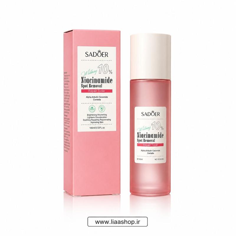 تونر نیاسینامید 10 درصد سادور | SADOER Niacinamide 10%
