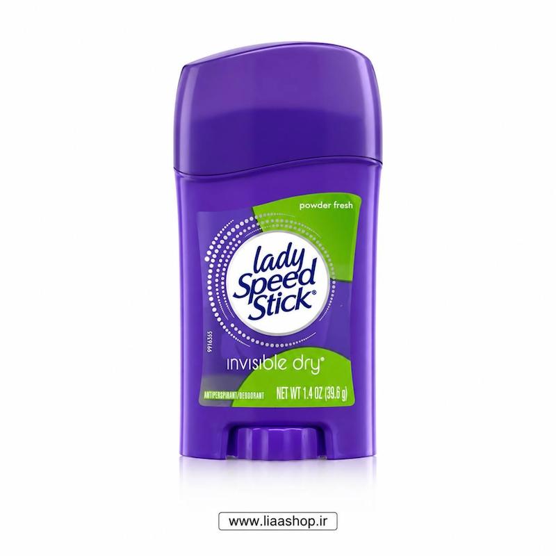  مام استیک ضد تعریق زنانه Lady Speed Stick مدل Invisible Dry