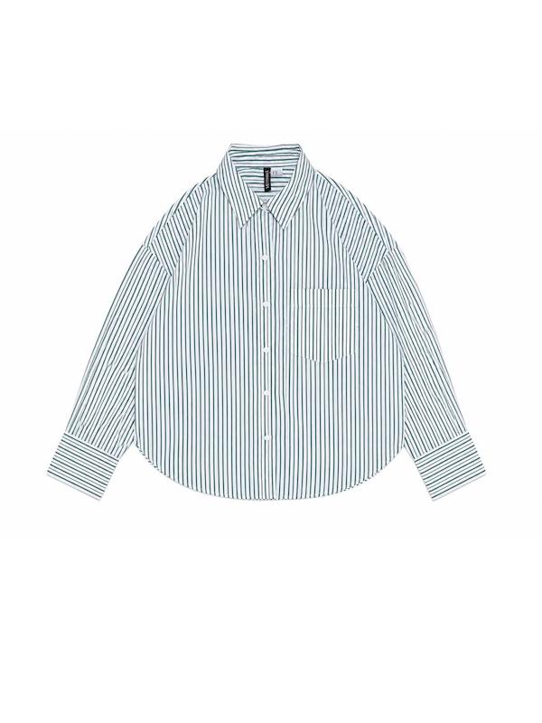 پیراهن راه راه سبز H&M
