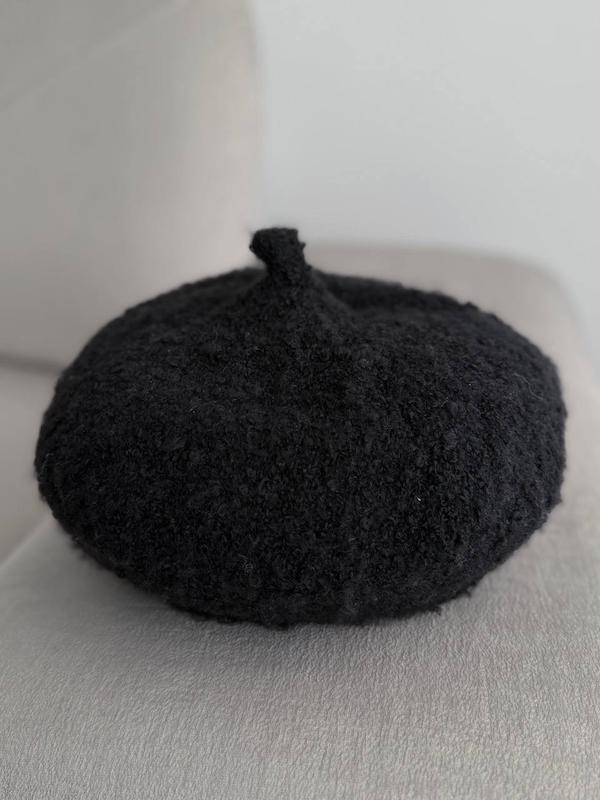 برت مشکی پشمی 