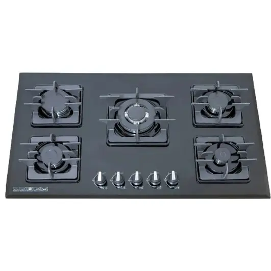 اجاق گاز شیشه ای جانا مدل G505C ظرفیت ۵ شعله