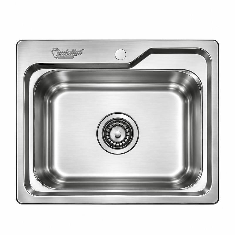 سینک استیل توکار نگین الماس مدل Sa32