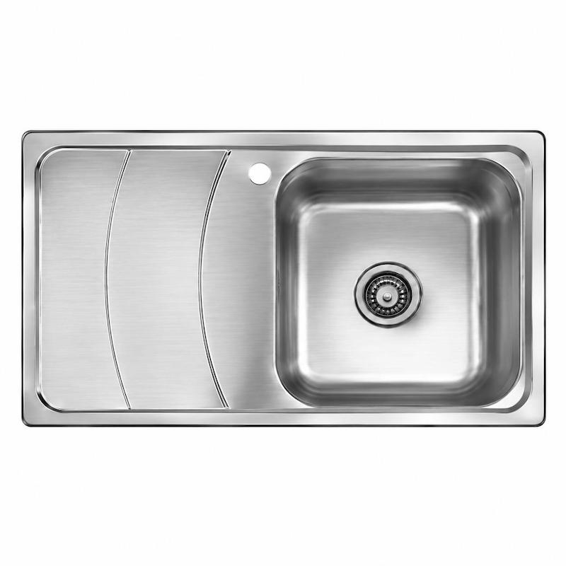 سینک استیل توکار نگین الماس مدل Sa35