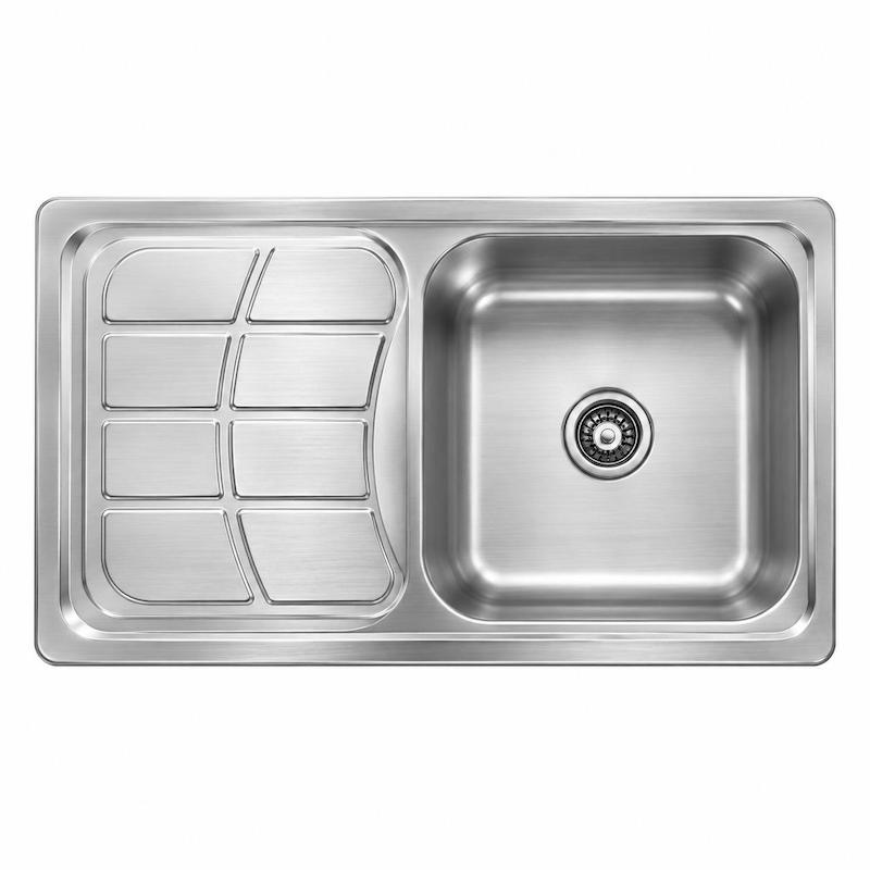 سینک استیل توکار نگین الماس مدل Sa40