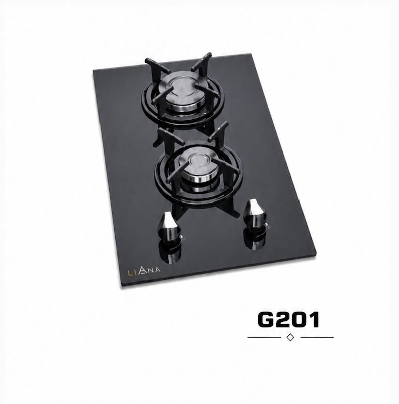 اجاق گاز رو میزی شیشه ای 2 شعله مدل G201 لیانا