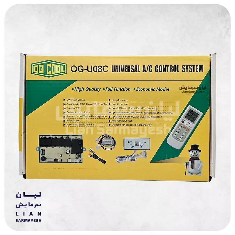 برد همه کاره کولرگازی مدل A/C Board OG-U08C