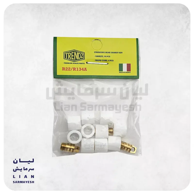 پک واشر و سوزن شیلنگ R22/R134 برند TRENDZ