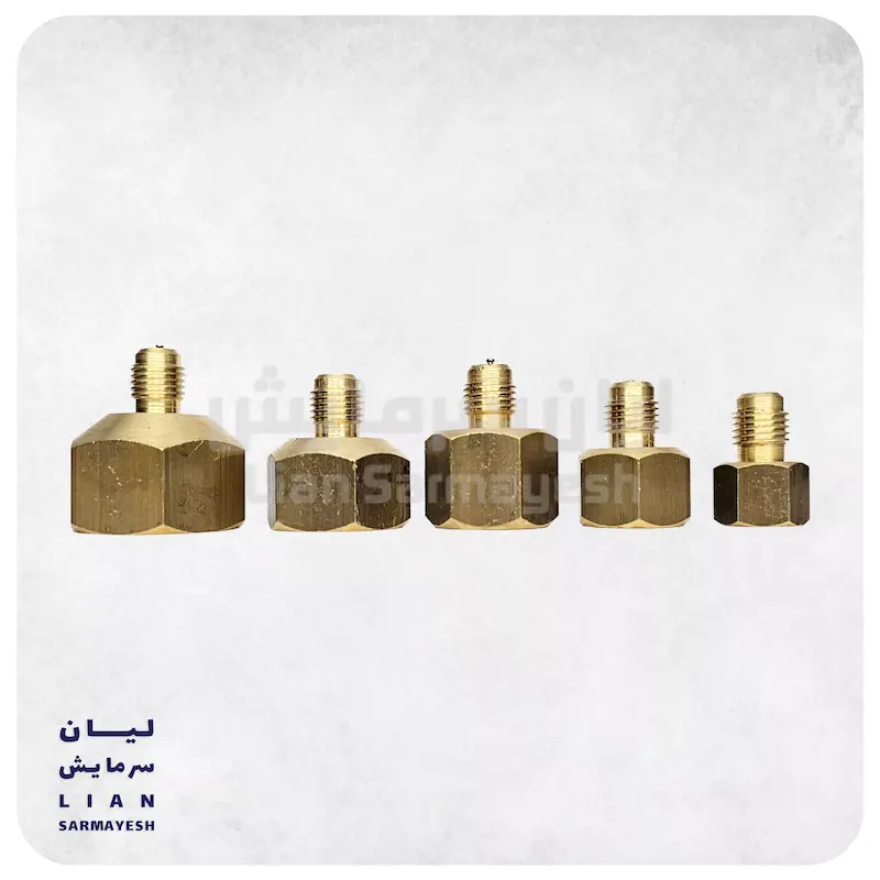ست 5 عددی مهره/توپیچ روپیچ تست 1/4 تا 3/4 سوزن دار