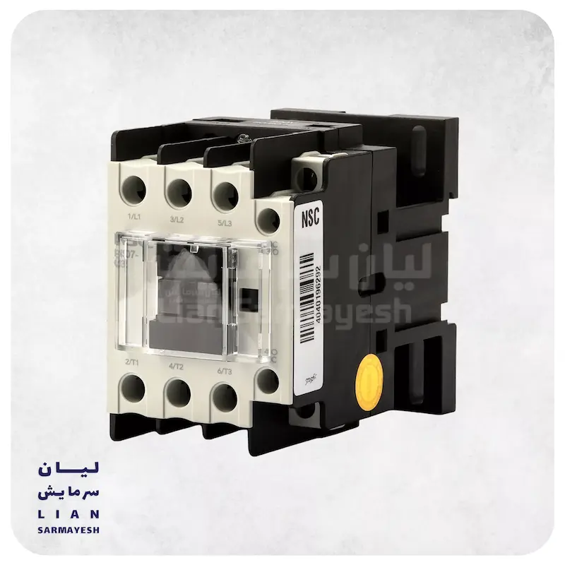 کنتاکتور سه فاز 32 آمپر220 ولت NSC نیرو سامان NS07-032