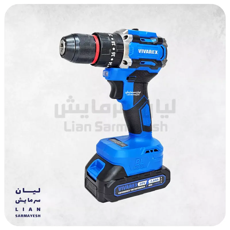 دریل شارژی ویوارکس براشلس ۲۰ولت VIVAREX VR2010V-IBL
