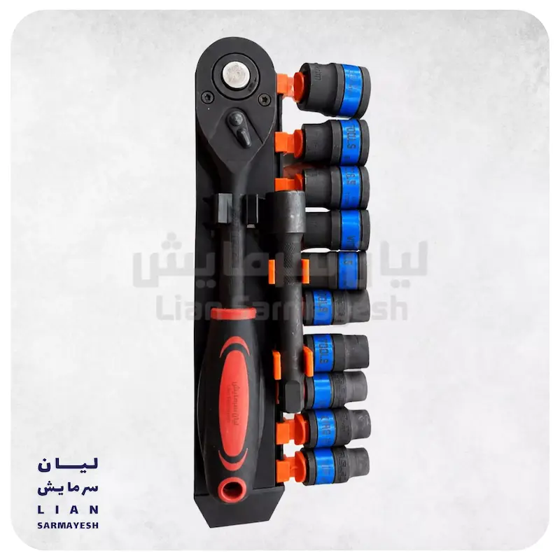 ست آچار بکس ریلی 12 عددی KING TOOLS