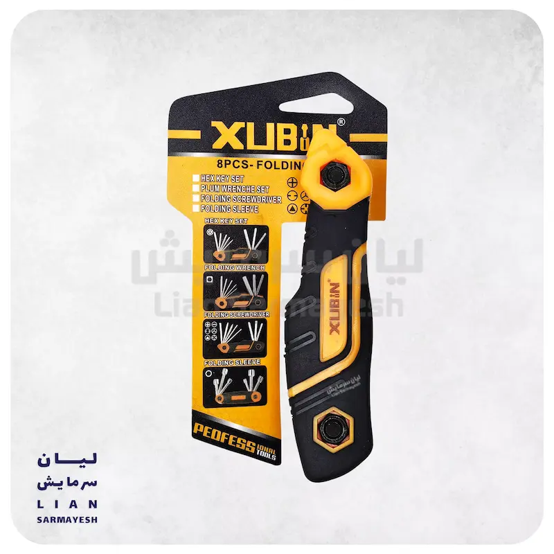 آچار آلن چاقویی 8 عددی XUBIN