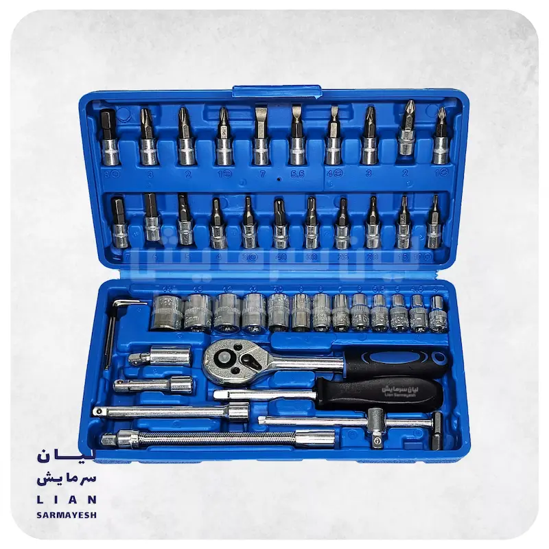 جعبه بکس 46 عددی NEW TOOLS