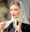 مینی اسکارف بابونه توری مجلسی