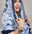 شال پک پلیسه سرمه ای نیو کد ۸۷۶