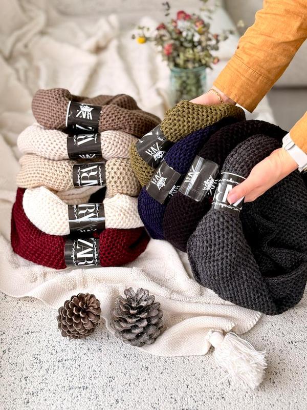 شال گردن رینگی بافت کد ۸۹۳