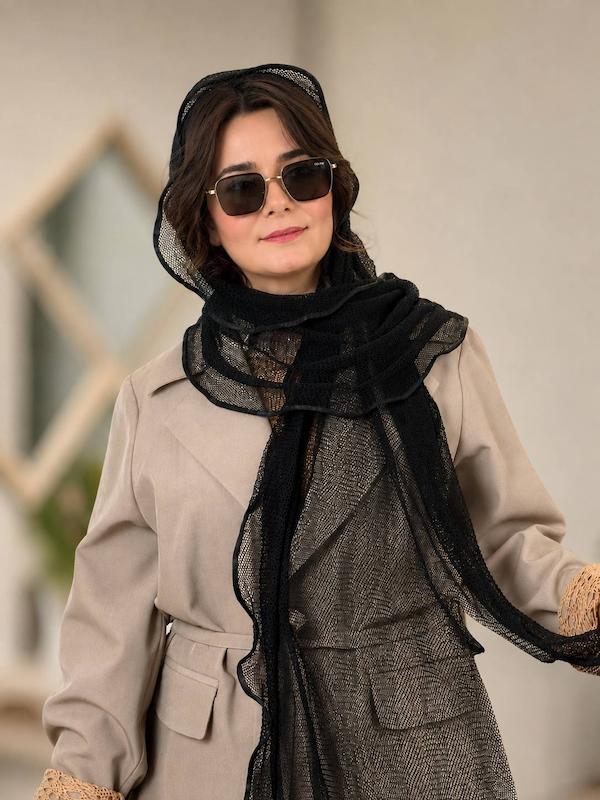 شال توری زنبوری ریز کد ۱۰۷۸