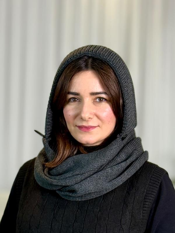 کلاه شال سرهمی بافت زمستانی کد ۱۰۸۵