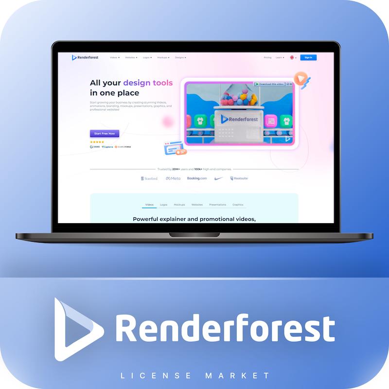 خرید اکانت Renderforest