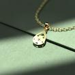 گردنبند طلا 18 عیار زنانه مدوپد مدل گل کد S1105