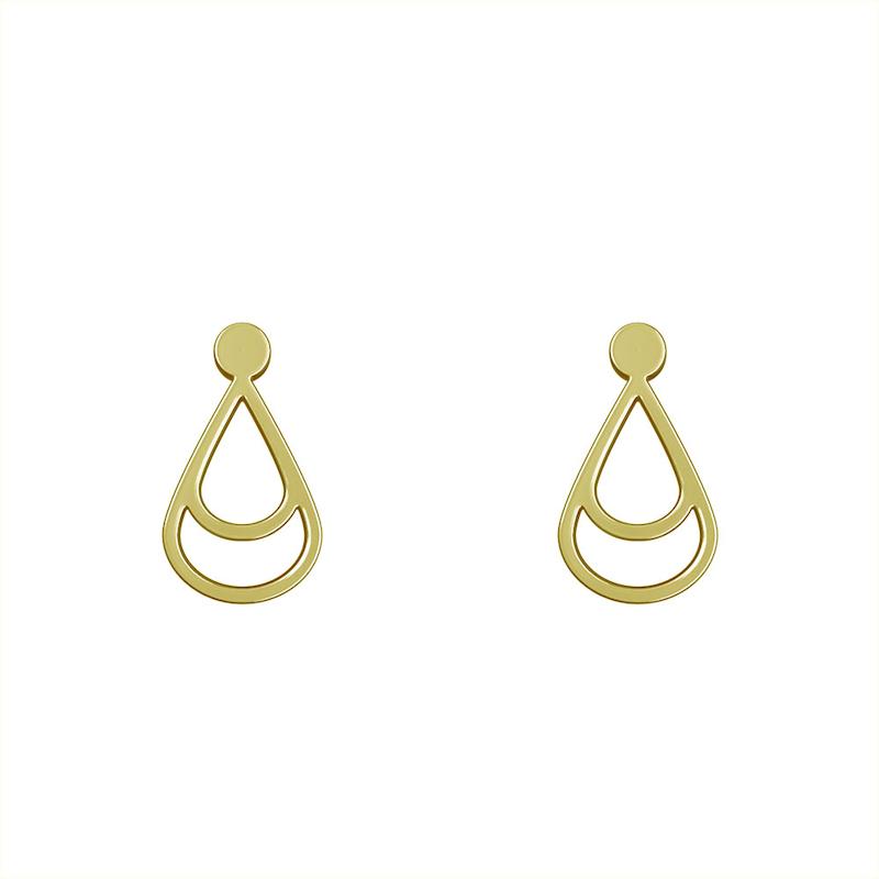 گوشواره طلا مدل اشک کد GA10005