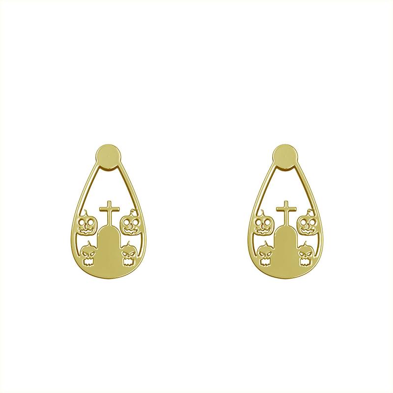 گوشواره طلا مدل هالووین کد GA10032