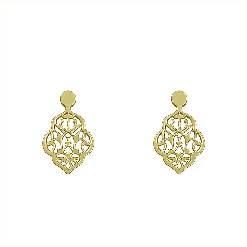 گوشواره طلا مدل اسلیمی کد GA10041