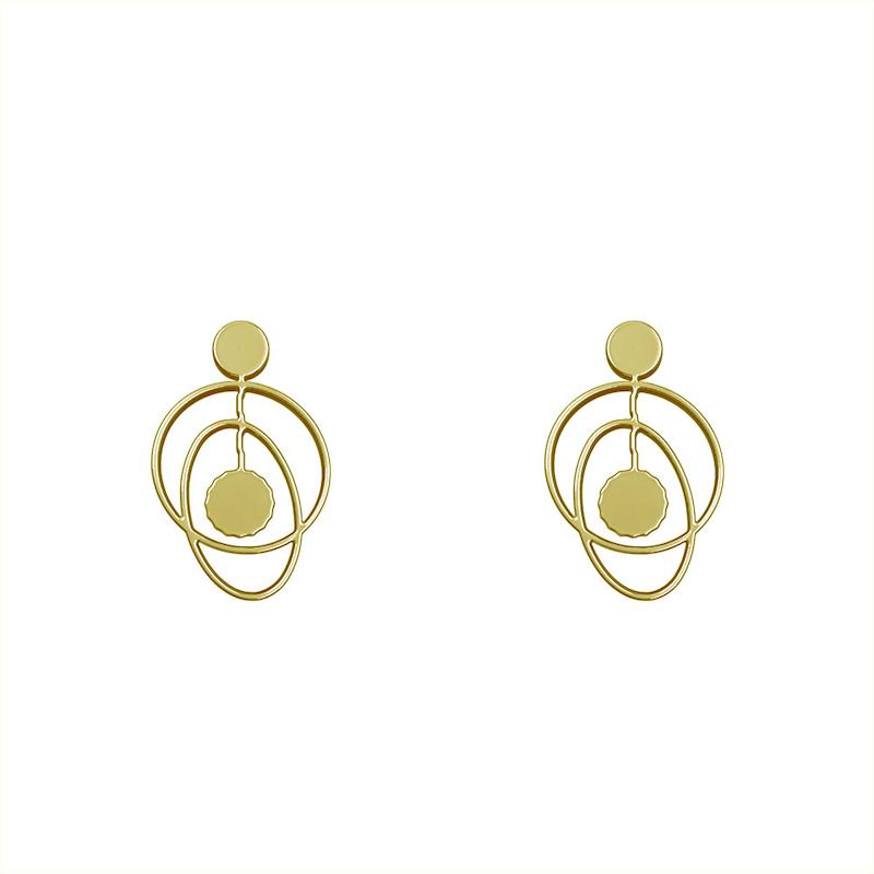 گوشواره طلا مدل حلقه کد GA10061