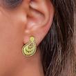 گوشواره طلا مدل هندسی کد GA10074