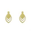 گوشواره طلا مدل اشک کد GA10087