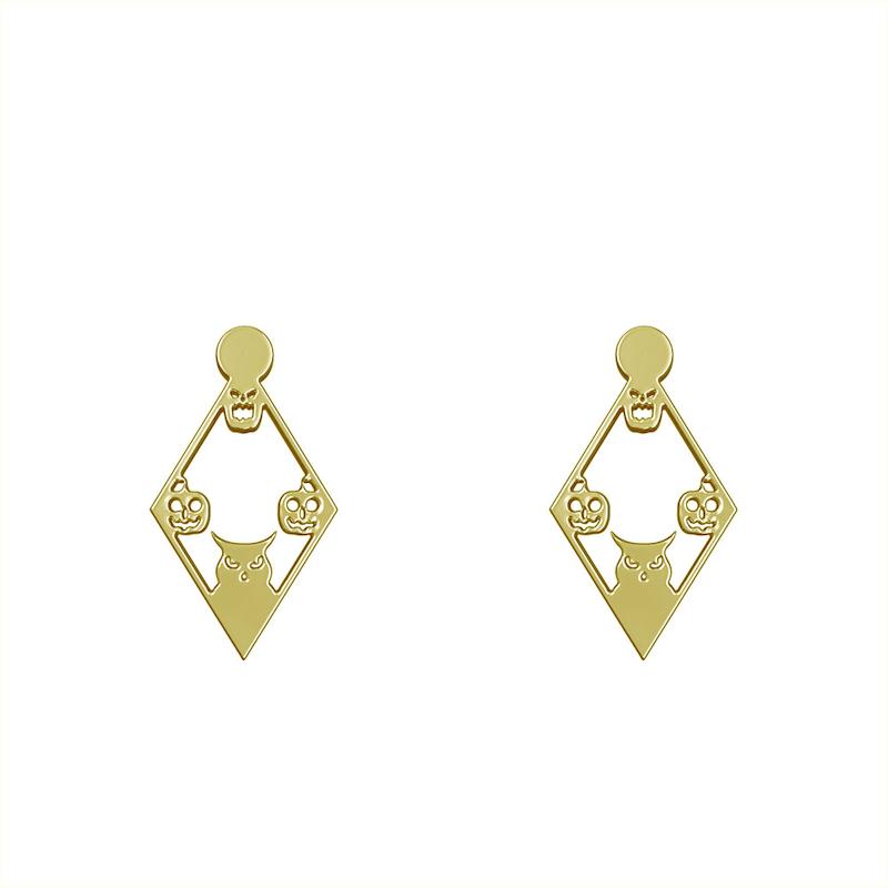 گوشواره طلا مدل هالووین کد GA10090