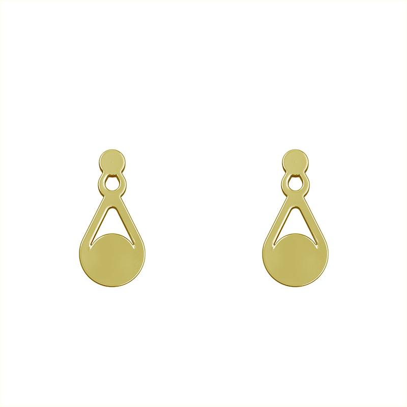 گوشواره طلا مدل هندسی کد GA10103