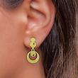 گوشواره طلا مدل هندسی کد GA10104