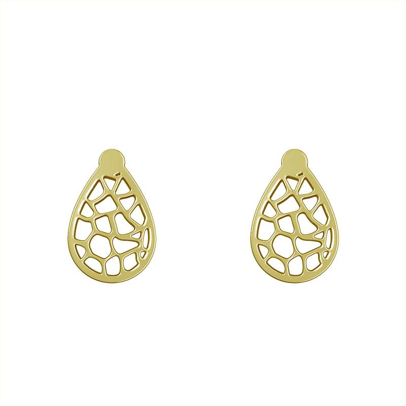 گوشواره طلا مدل هندسی کد GA10120