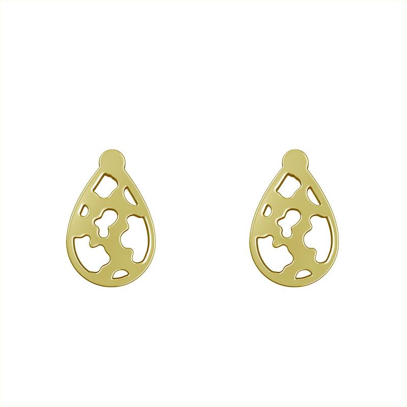 گوشواره طلا مدل هندسی کد GA10140