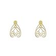 گوشواره طلا مدل هندسی کد GA10176