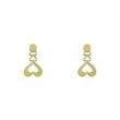 گوشواره طلا مدل قلب کد GA10200